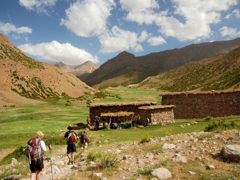 8 Days Hiking Tour From Marrakech To The Ait Bouguemez Valley In The High Atlas